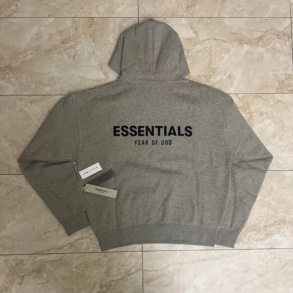 Essentials Fear of God Dark Oatmeal hoodie    SIZE XXS-XXL - Picture 2 of 5
